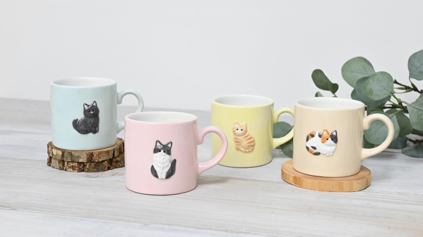 Amazon.co.jp: 逸品社 Loulou Nyan マグ ミケネコ 270ml 57019
